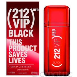 212 RED VIP Black by Carolina Herrera - Парфюмированная вода спрей 100 мл